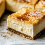 Why did my cheesecake bars crack?