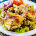 Keto Mississippi Chicken served rustic style