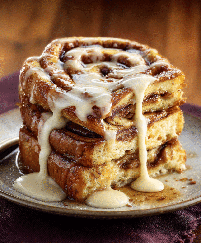 Easy Cinnamon Roll French Toast