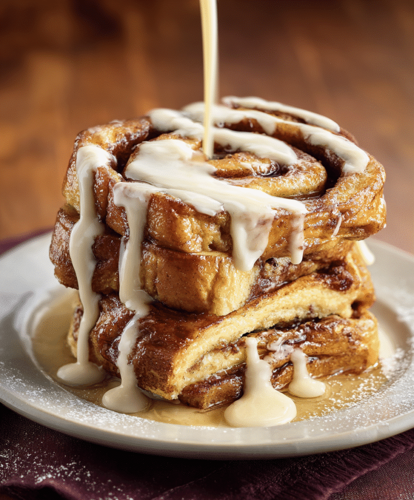 Easy Cinnamon Roll French Toast